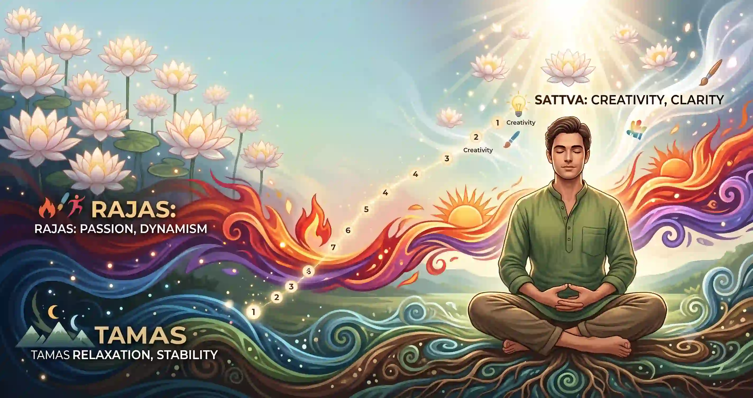 Kumbhak Balances the Three Gunas